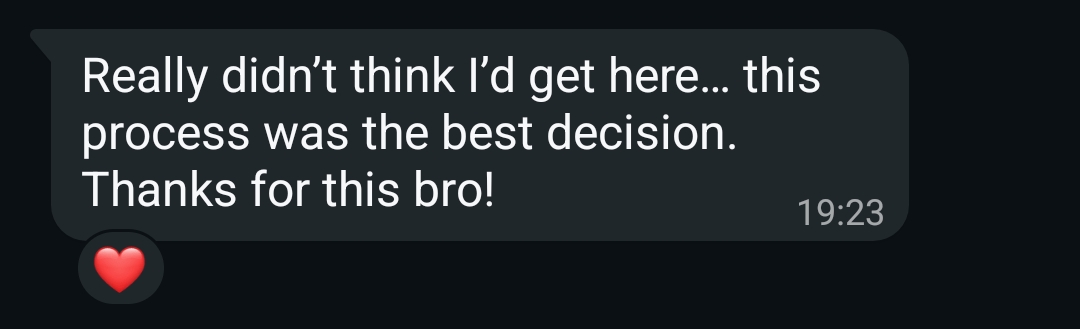 Client feedback screenshot 13